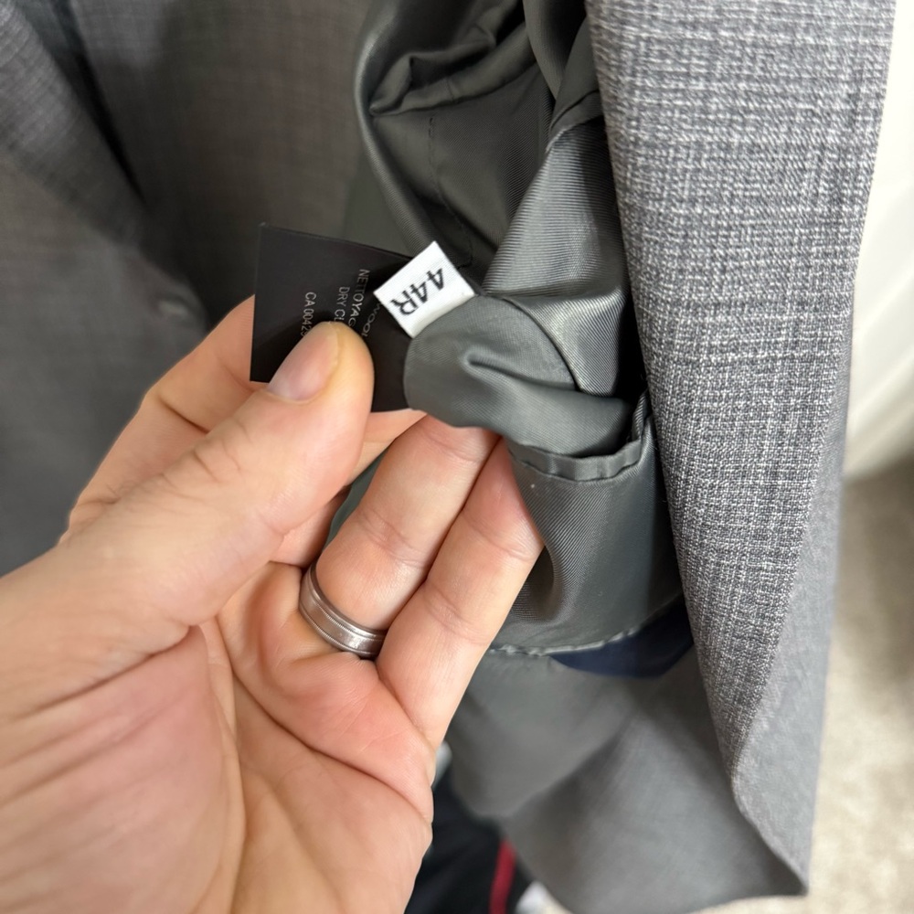 Peter Millar Flynn Gray Men's Blazer 44R unaltered - Picture 5 of 5